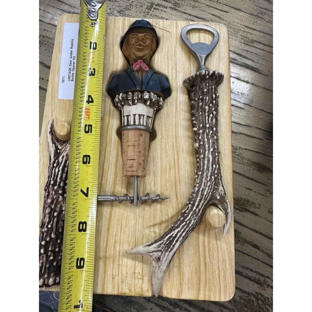 Vintage Faux Antler Barware